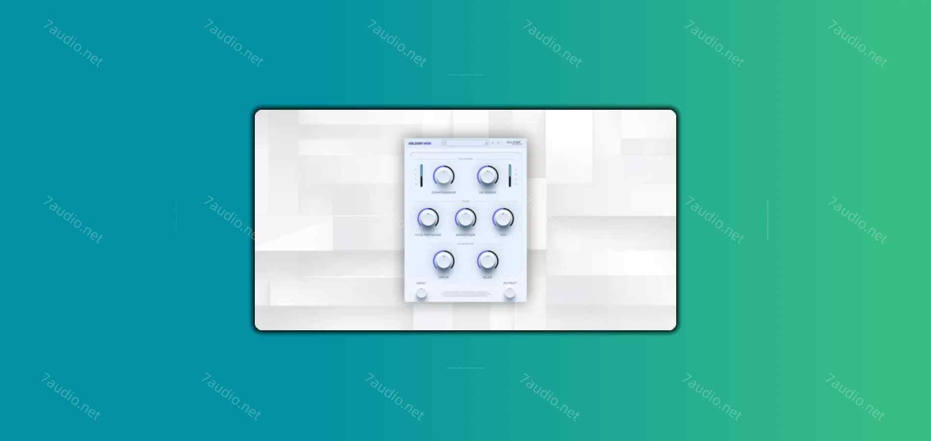 多功能人声通道条 Gilder Audio GilderVox v1.0.0 MOCHA WIN-7audio