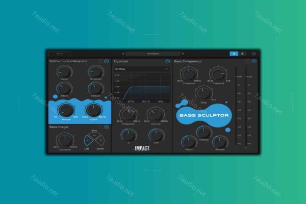 多功能贝斯处理器 Impact Soundworks Bass Sculptor v1.0.3 HCiSO MacOS-7audio