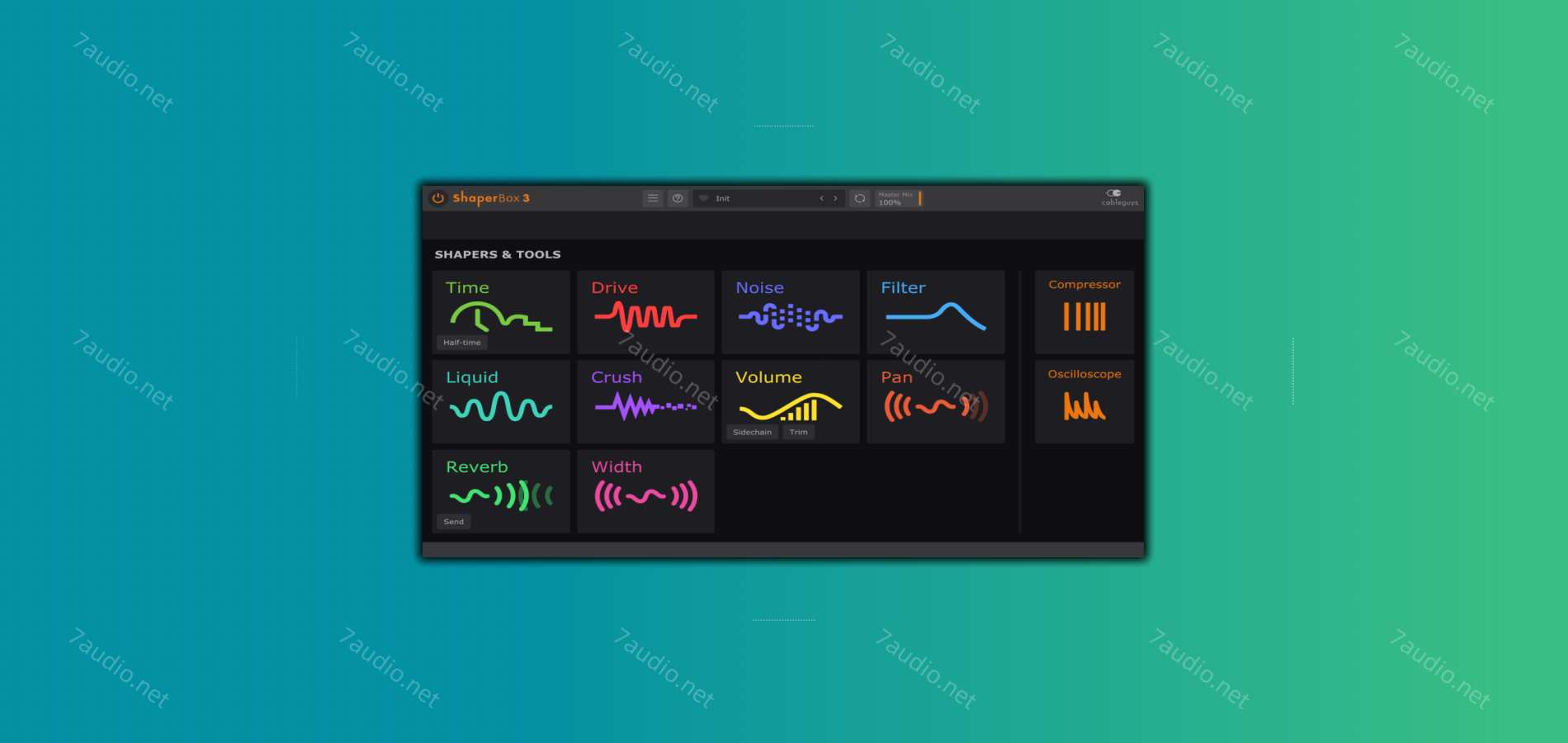 波塑形混音效果器 CableGuys ShaperBox v3.5.6 CE WIN-7audio