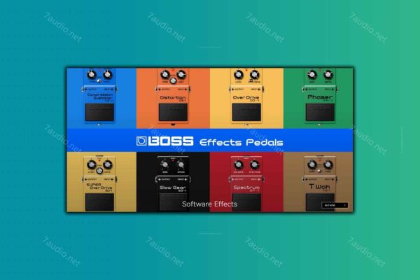 电吉他踏板模拟插件 Roland Cloud BOSS Effects Pedals v1.1.0 HCiSO MacOS-7audio