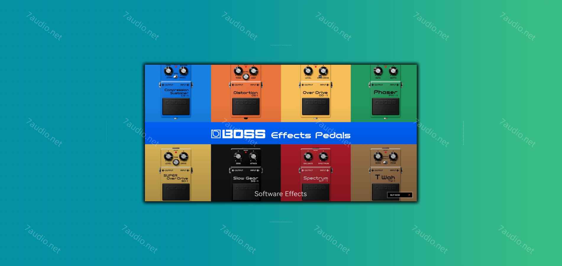 电吉他踏板模拟插件 Roland Cloud BOSS Effects Pedals v1.0.0 HCiSO MacOS-7audio