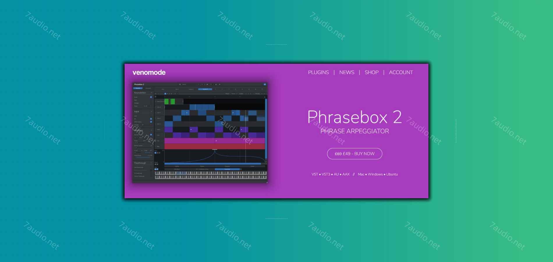 短句琶音器 Venomode Phrasebox 2 v2.0.0 BUBBiX WIN-7audio