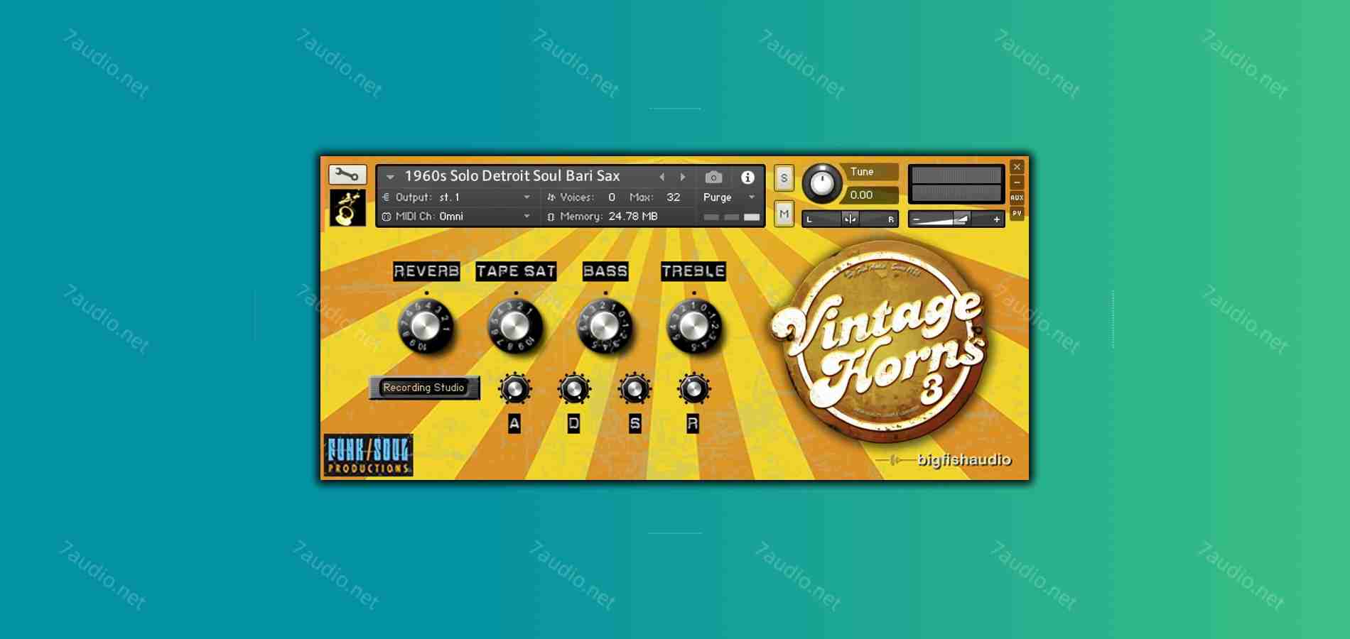 虚拟铜管号角乐器合集 Big Fish Audio Vintage Horns 3 KONTAKT-7audio