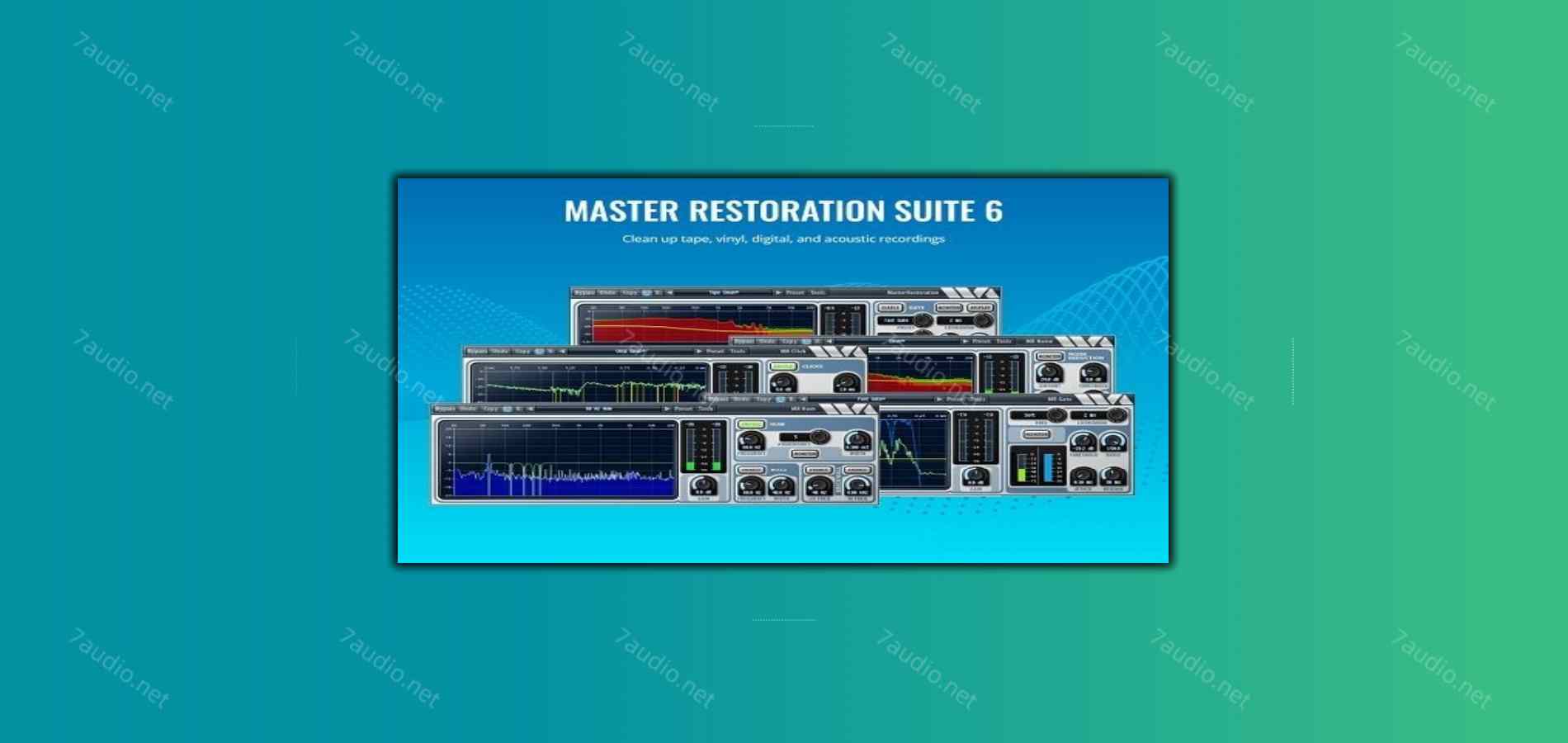 音频修复插件套装 Wave Arts Master Restoration Suite 6 v6.0.9 WIN&MAC-7audio