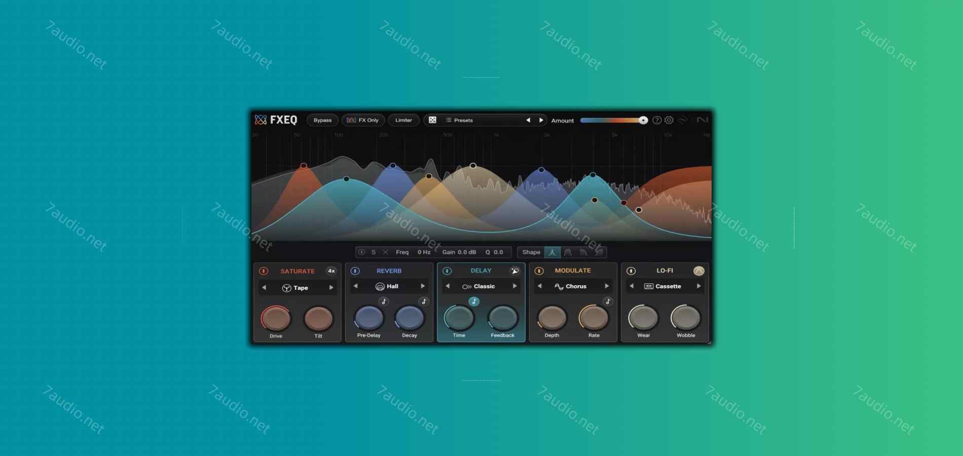 创意均衡效果器 iZotope FXEQ v1.0.0 WIN&MAC-7audio