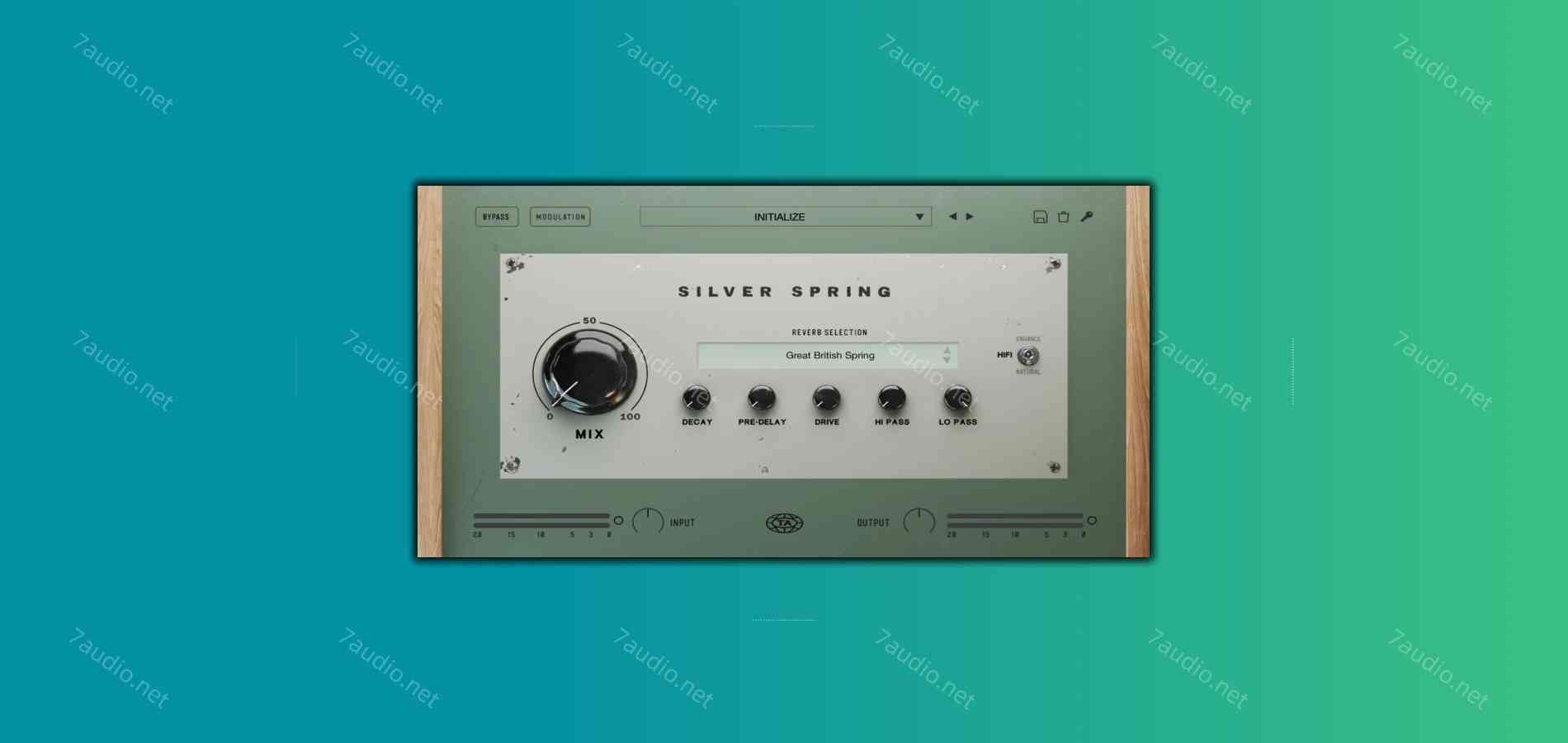 模拟弹簧混响插件 Teletone Audio Silver Spring v1.0.0 BUBBiX WIN&MAC-7audio