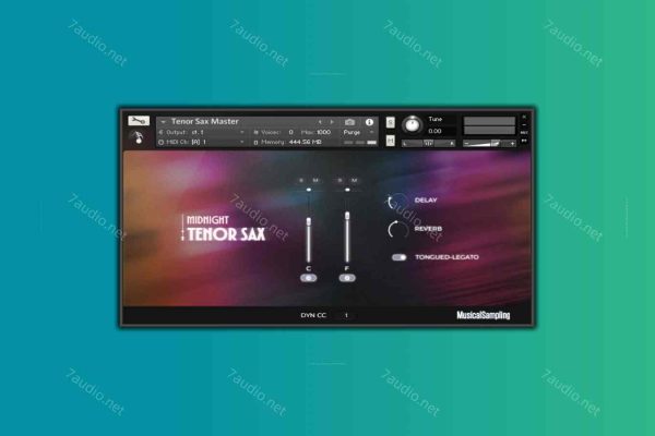 次中音萨克斯音源 Musical Sampling Midnight Tenor Sax KONTAKT-7audio