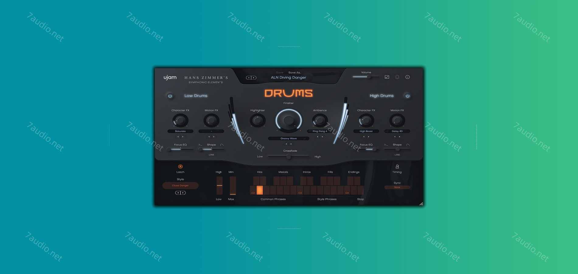 汉斯季默电影鼓音源 uJAM Symphonic Elements DRUMS v1.2.1/v1.2.0 WIN&MAC-7audio