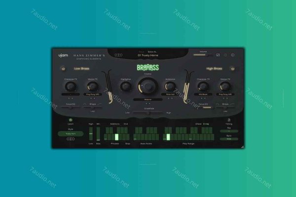 汉斯齐默铜管音源 uJAM Symphonic Elements BRAAASS v1.1.2 WIN&MAC-7audio