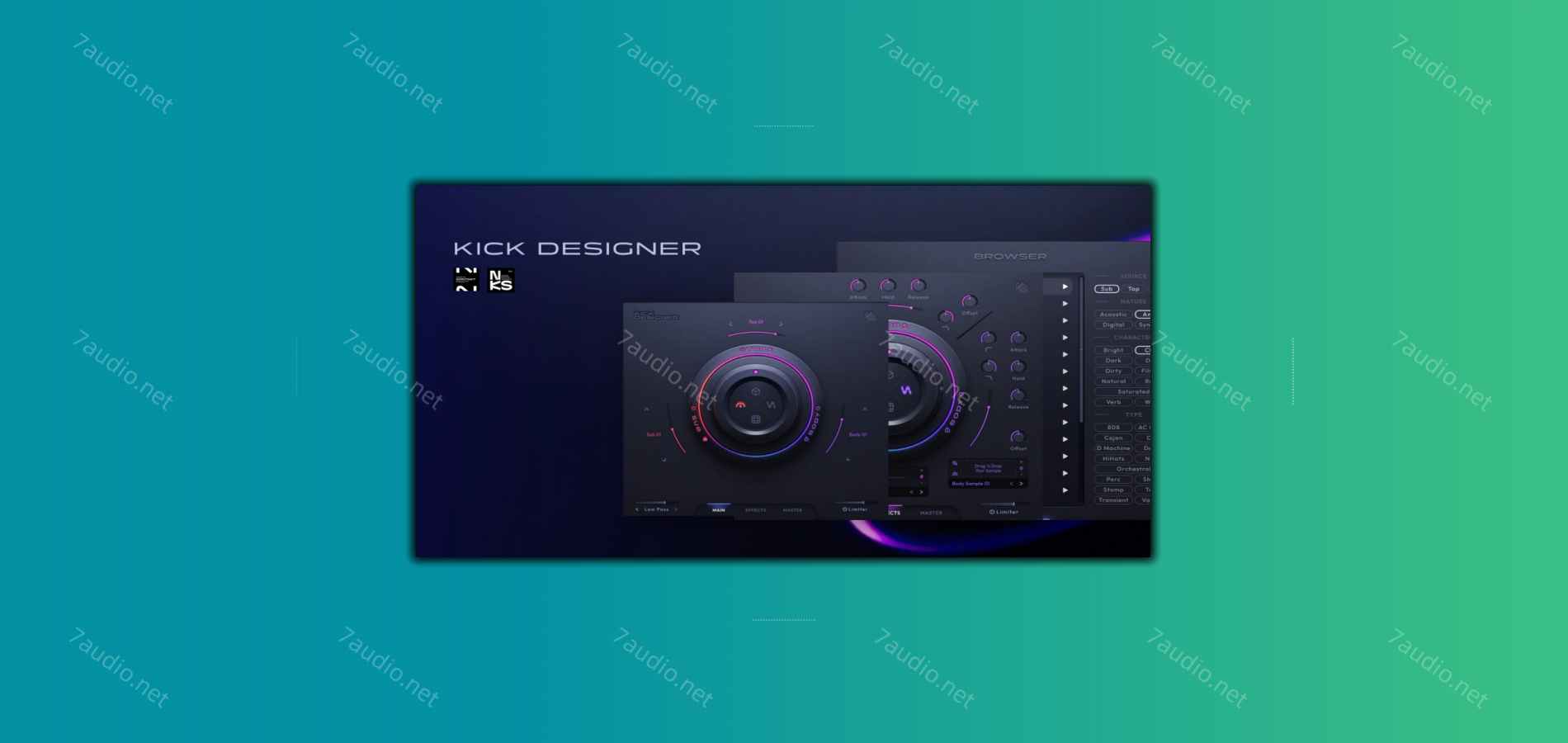 电子底鼓音源 Ava Music Group Kick Designer v1.2.0 KONTAKT-7audio