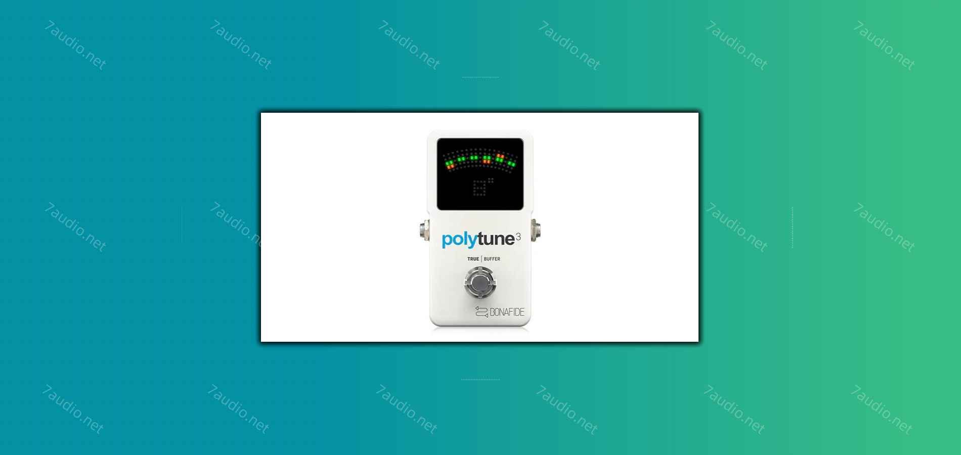 乐器调音工具插件 TC Electronic Polytune v1.1.0 TCD WIN-7audio