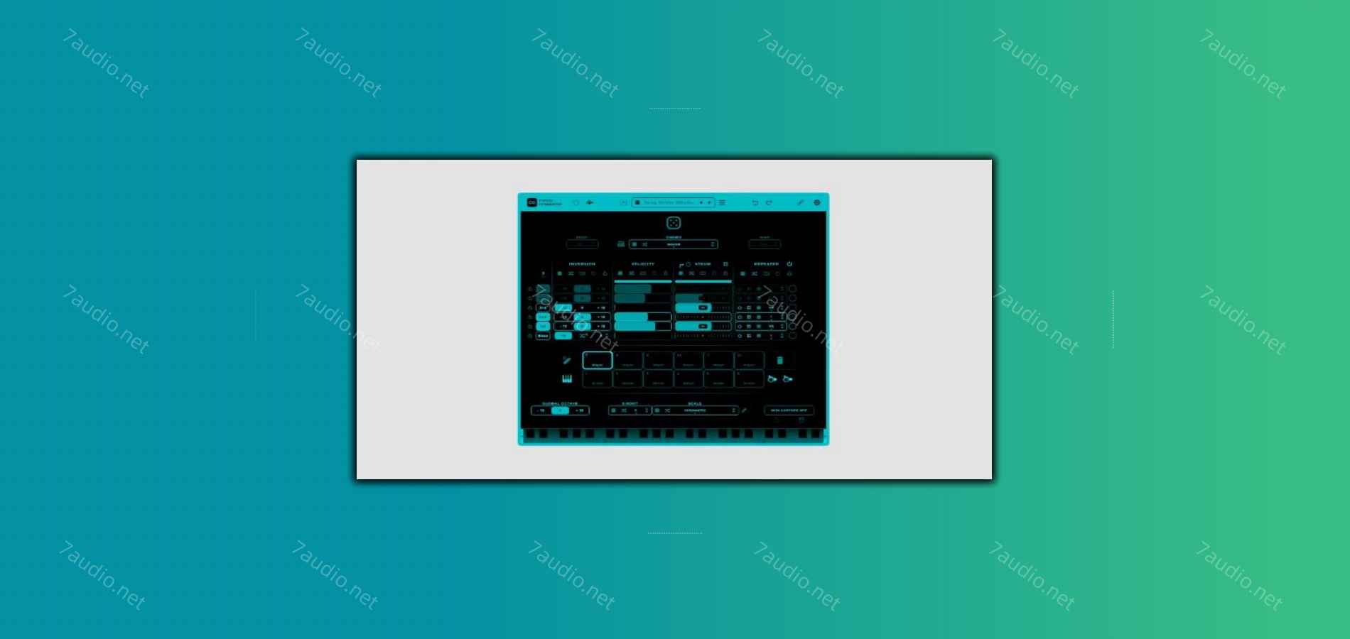 和弦Midi生成器 Mario Nieto Chord Generator v1.1.1 WIN&MAC-7audio