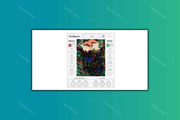 失真算法效果器 Nudist Audio Nudistort v1.2.4 GUISEPPE MacOS-7audio