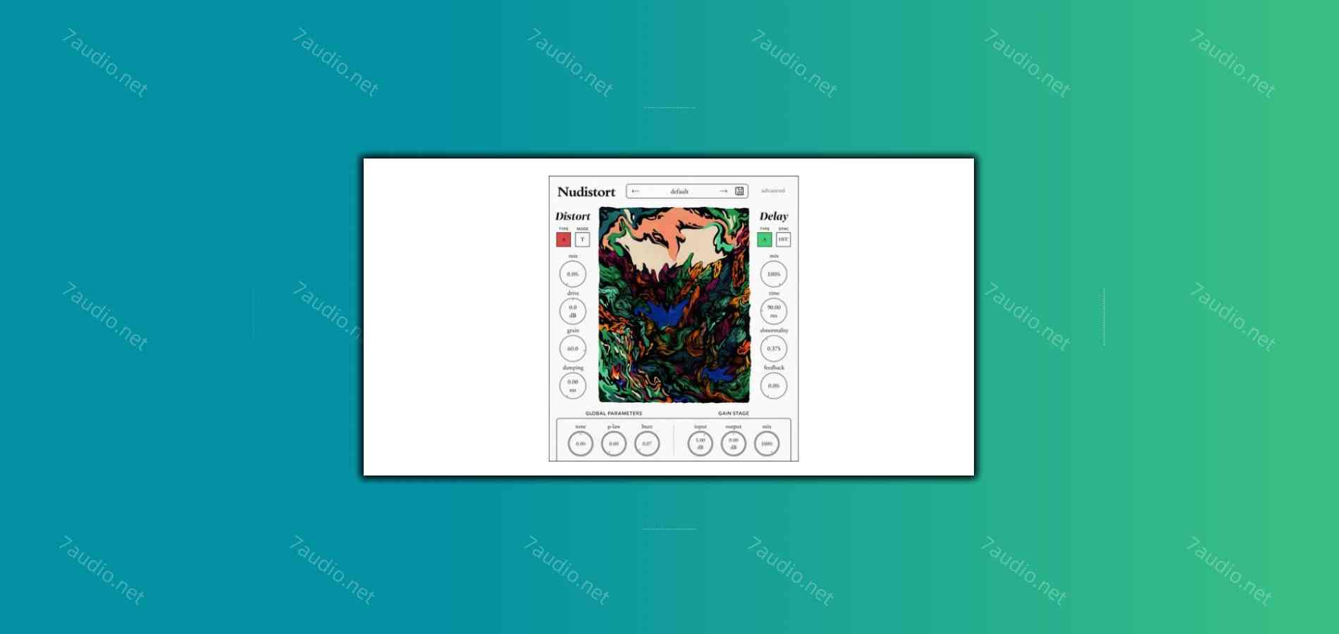 失真算法效果器 Nudist Audio Nudistort v1.2.4 MOCHA WIN-7audio