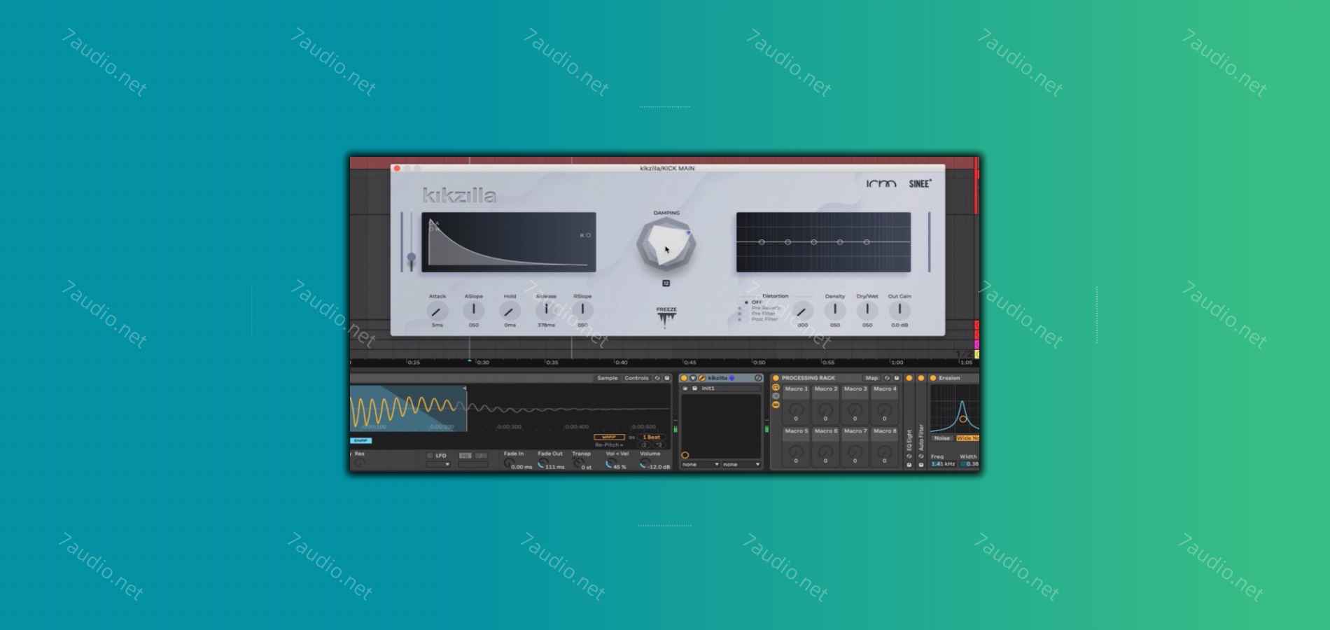 底鼓增强效果器 ISM Kikzilla v1.1.0 R2 R2R WIN&MAC-7audio