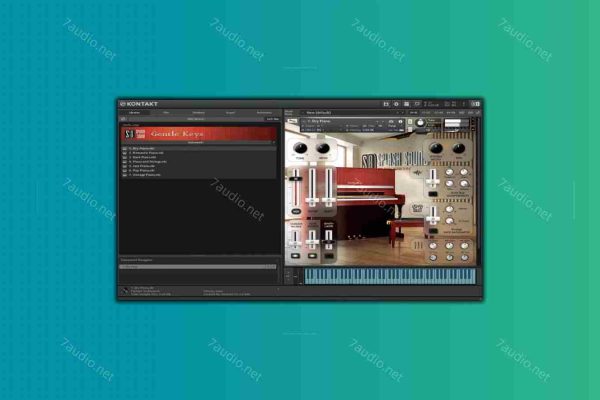 温柔的钢琴音源 Splash Sound Gentle Keys KONTAKT-7audio