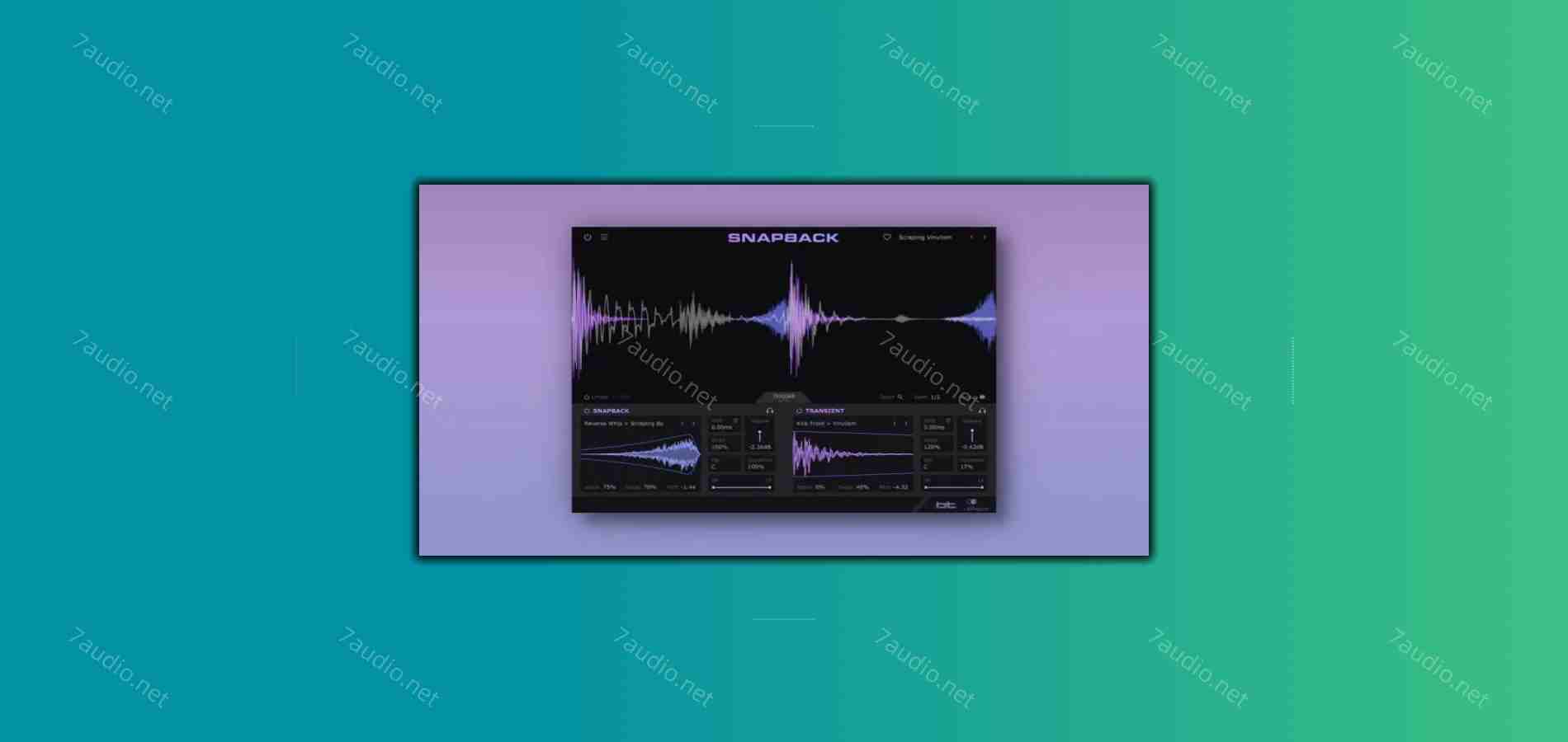 瞬态迭加效果器 Cableguys Snapback v1.1.0 GUISEPPE MacOS-7audio