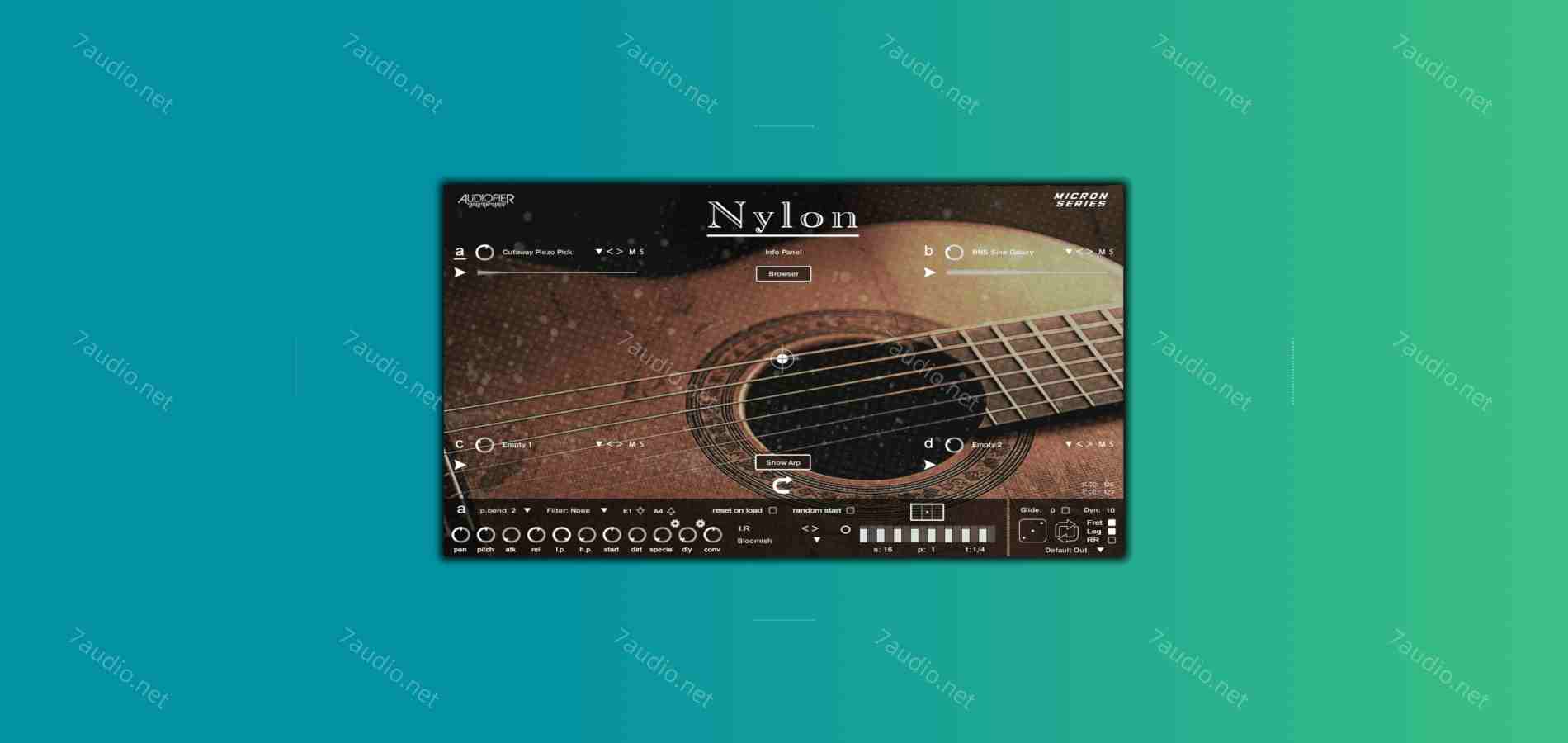 尼龙弦吉他音源 Audiofier Micron Nylon KONTAKT-7audio