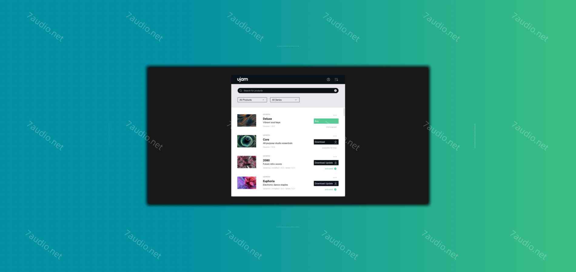 激活管理应用程序 UJAM App v1.2.0 R2R WIN-7audio