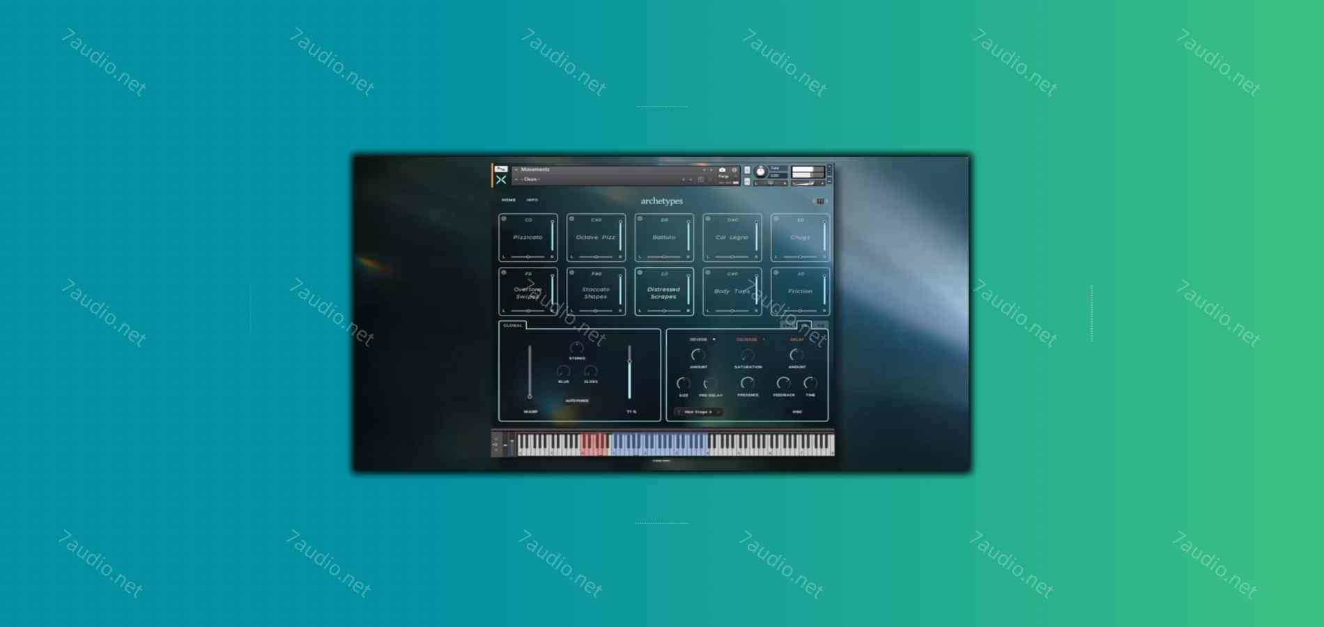 艺术家大提琴音源 Sonixinema Archetypes KONTAKT-7audio