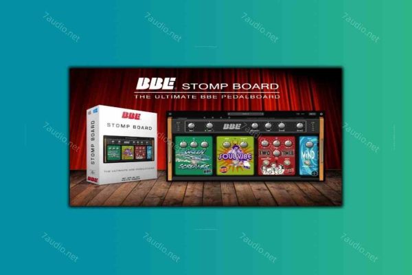 吉他效果器插件 BBE Sound Stomp Board v1.7.1 WIN&MAC-7audio