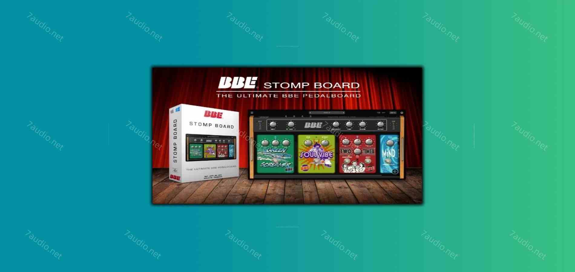 吉他效果器插件 BBE Sound Stomp Board v1.7.1 WIN&MAC-7audio