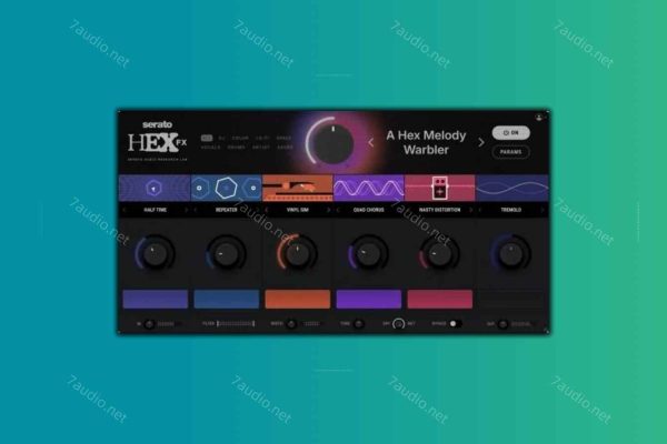 多重效果插件 Serato Hex FX v1.2.0 VR WIN-7audio