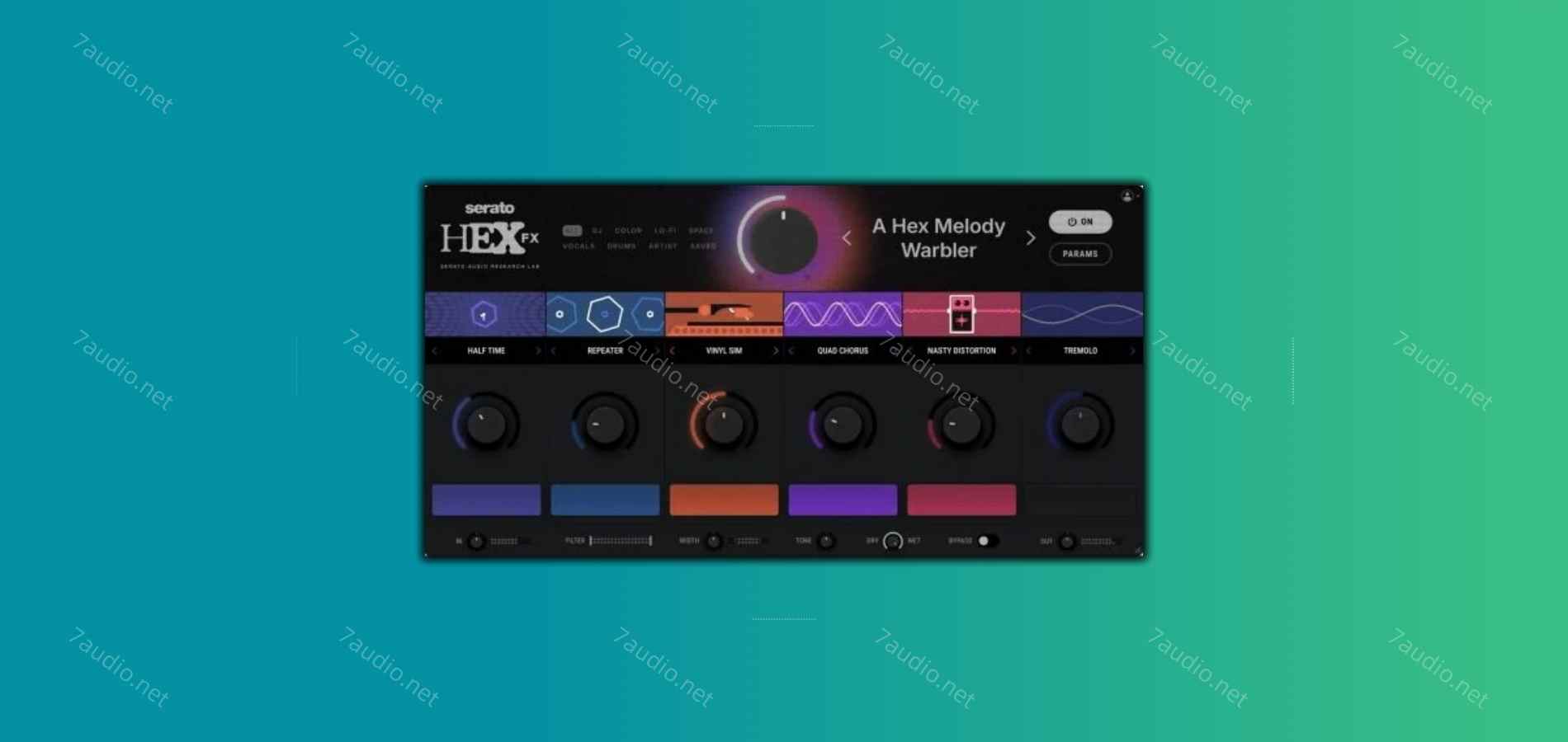 多重效果插件 Serato Hex FX v1.2.0 VR WIN-7audio