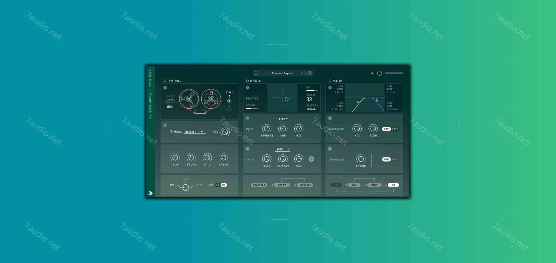钢琴模块插件 The Crow Hill Company Piano Rack FX v1.0.1 WIN&MAC-7audio