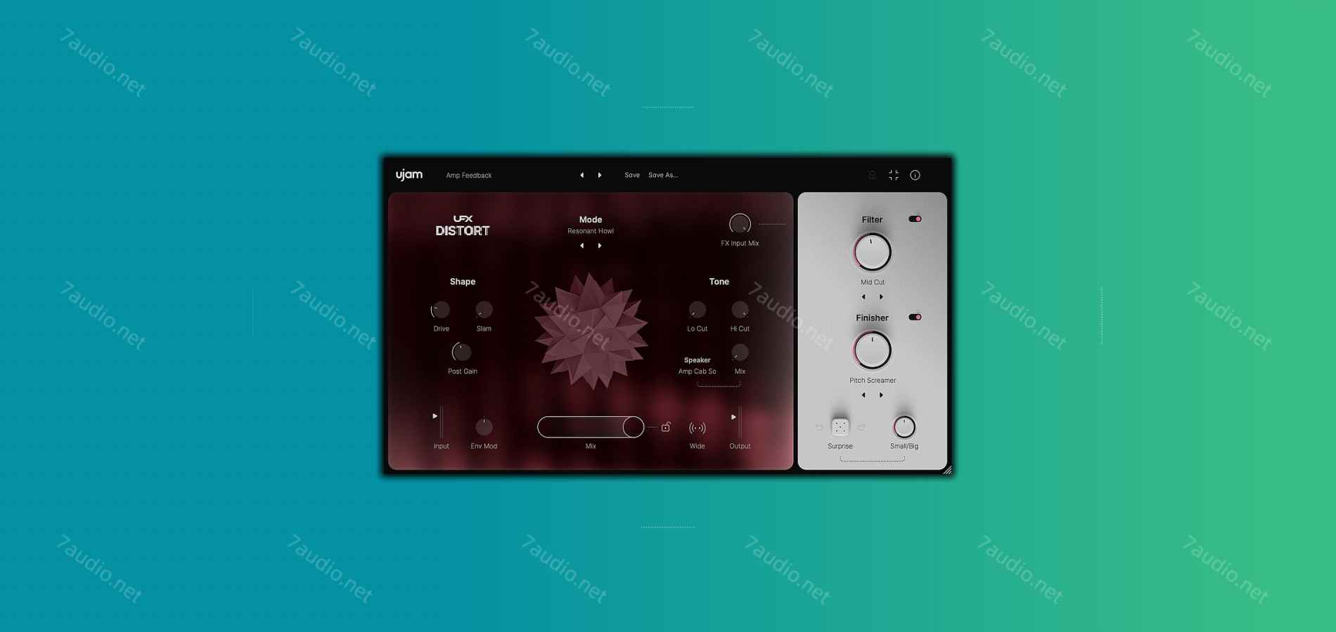 失真效果器 UJAM UFX-DISTORT v1.0.0 R2R WIN-7audio