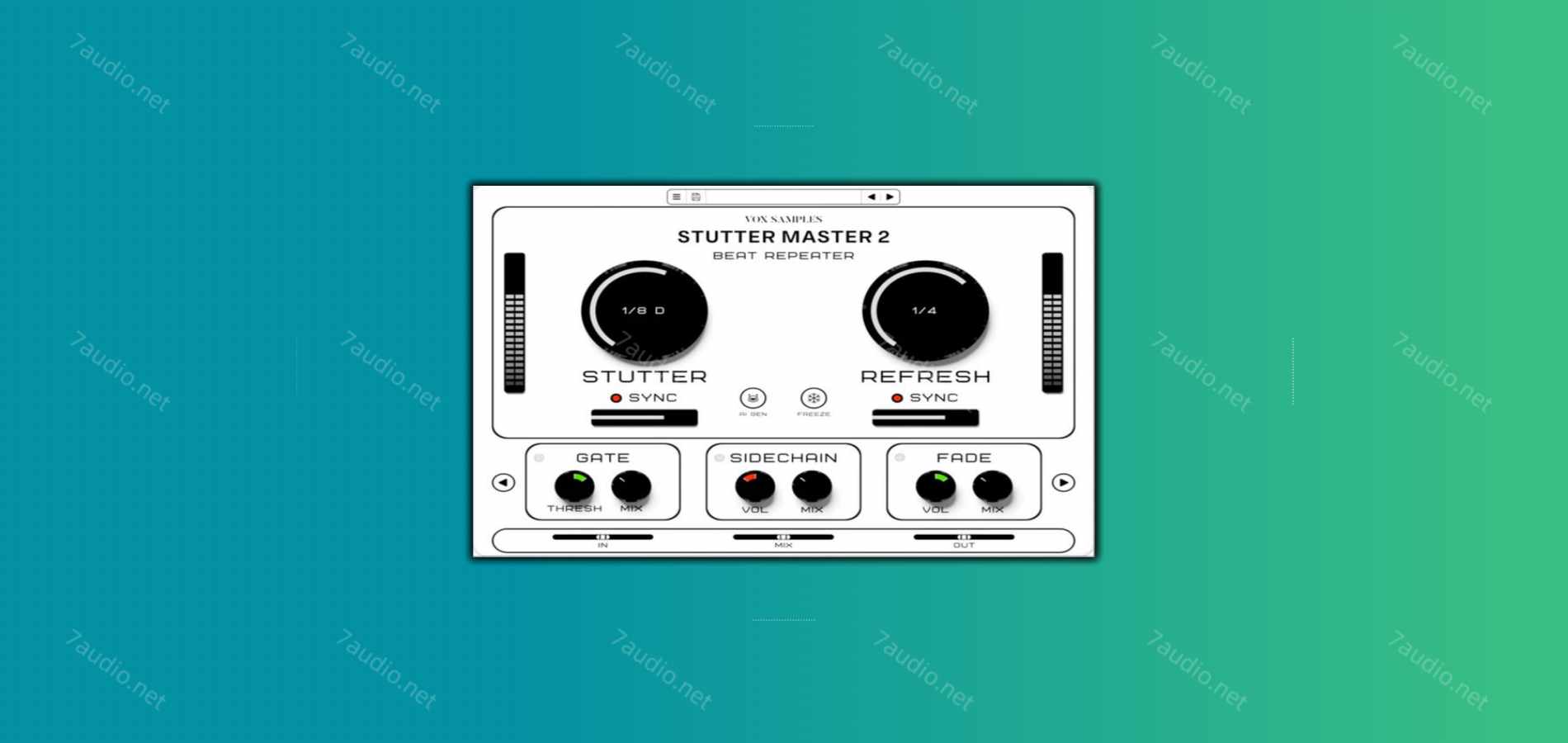 卡顿与故障效果器 Vox Samples Stutter Master 2 Beat Repeater v2.3.5 MOCHA WIN-7audio