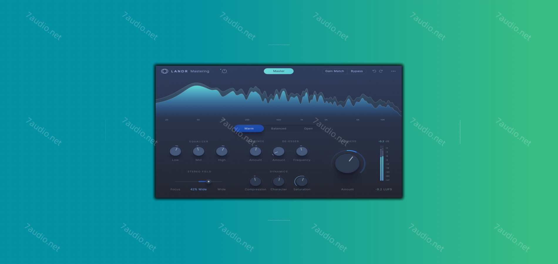 智能母带混音插件 LANDR Mastering Plugin Pro v1.1.35 R2R WIN-7audio
