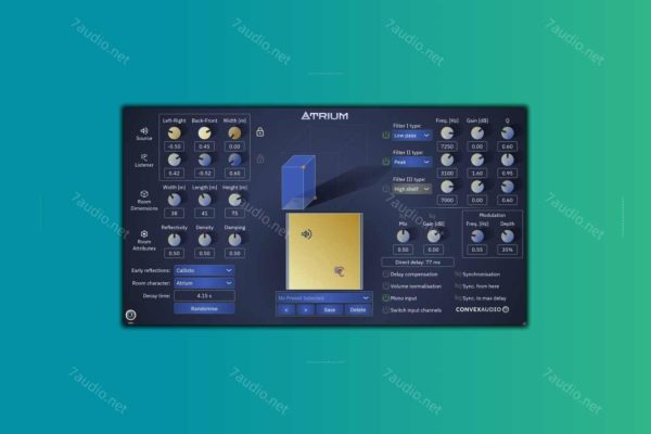 混响效果器 Convex Audio Atrium v1.2.0 MOCHA WIN-7audio