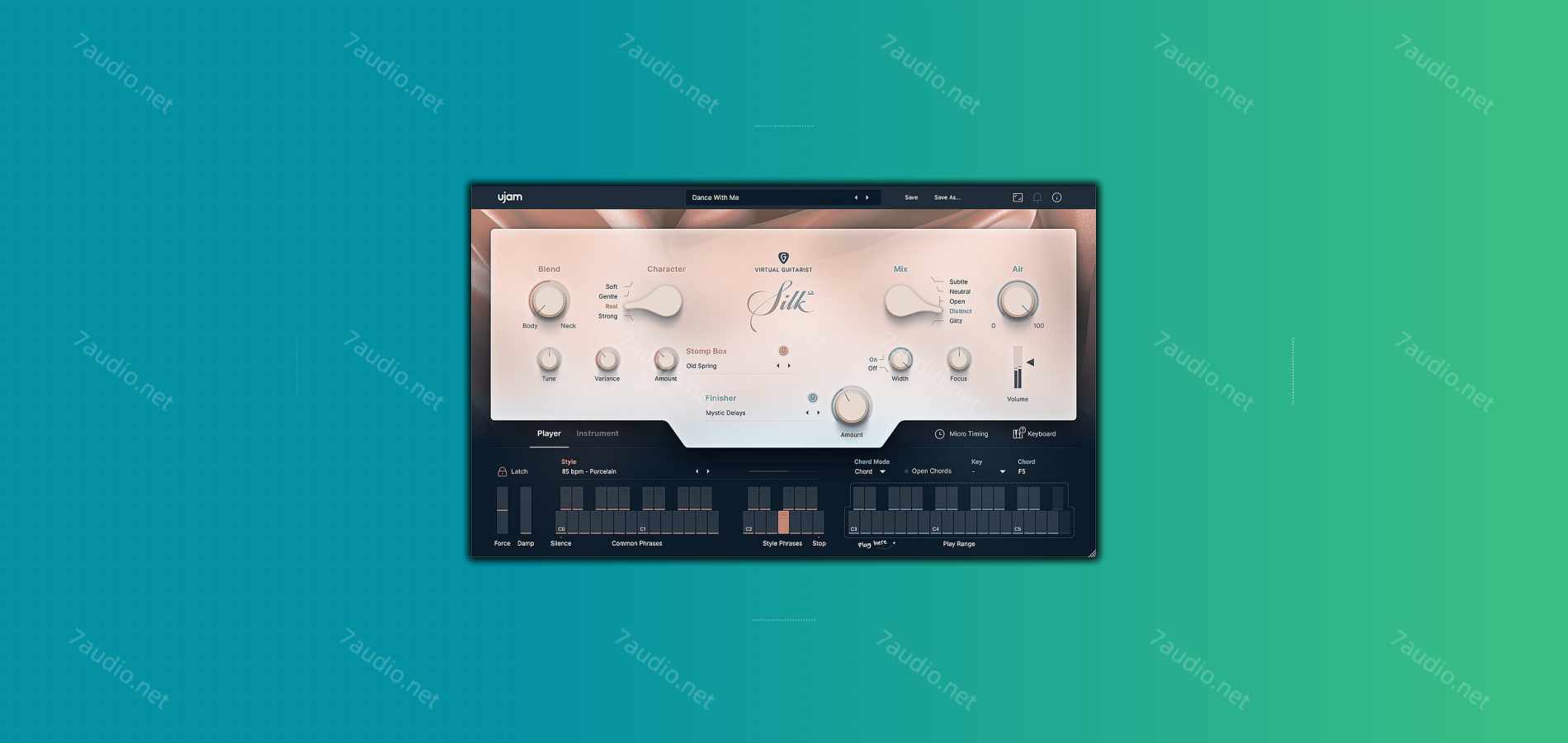 尼龙弦吉他音源 UJAM Virtual Guitarist SILK 2 v2.4.0 WIN&MAC-7audio
