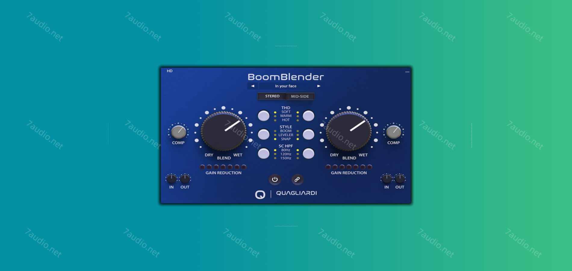 压缩器插件 Quagliardi Pro Audio BoomBlender v1.0.1 SEnki WIN-7audio