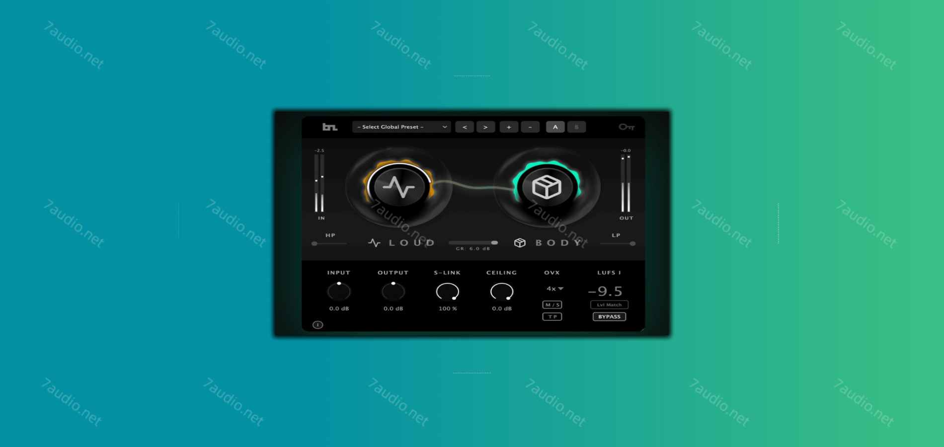 母带级极致响度插件 BeatSkillz LoudyBody v1.0.7 MOCHA WIN-7audio