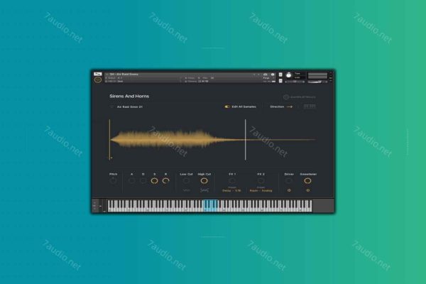 影视铜管音源 SampleTraxx Sirens and Horns KONTAKT-7audio