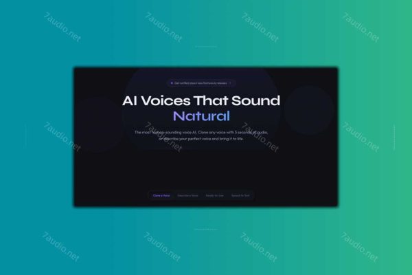 AI语音生成器 Voice Creator Pro v1.1.0 WIN-7audio