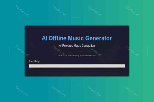 本地 AI 音乐创作工作室 AI Offline Music Generator v1.0.0 WIN-7audio