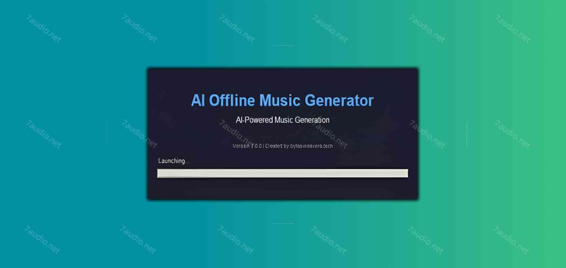 本地 AI 音乐创作工作室 AI Offline Music Generator v1.0.0 WIN-7audio