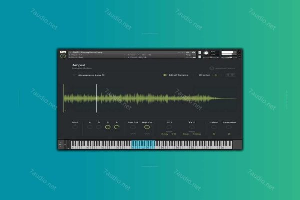 电影吉他音源 SampleTraxx AMPED Mangled Guitars KONTAKT-7audio