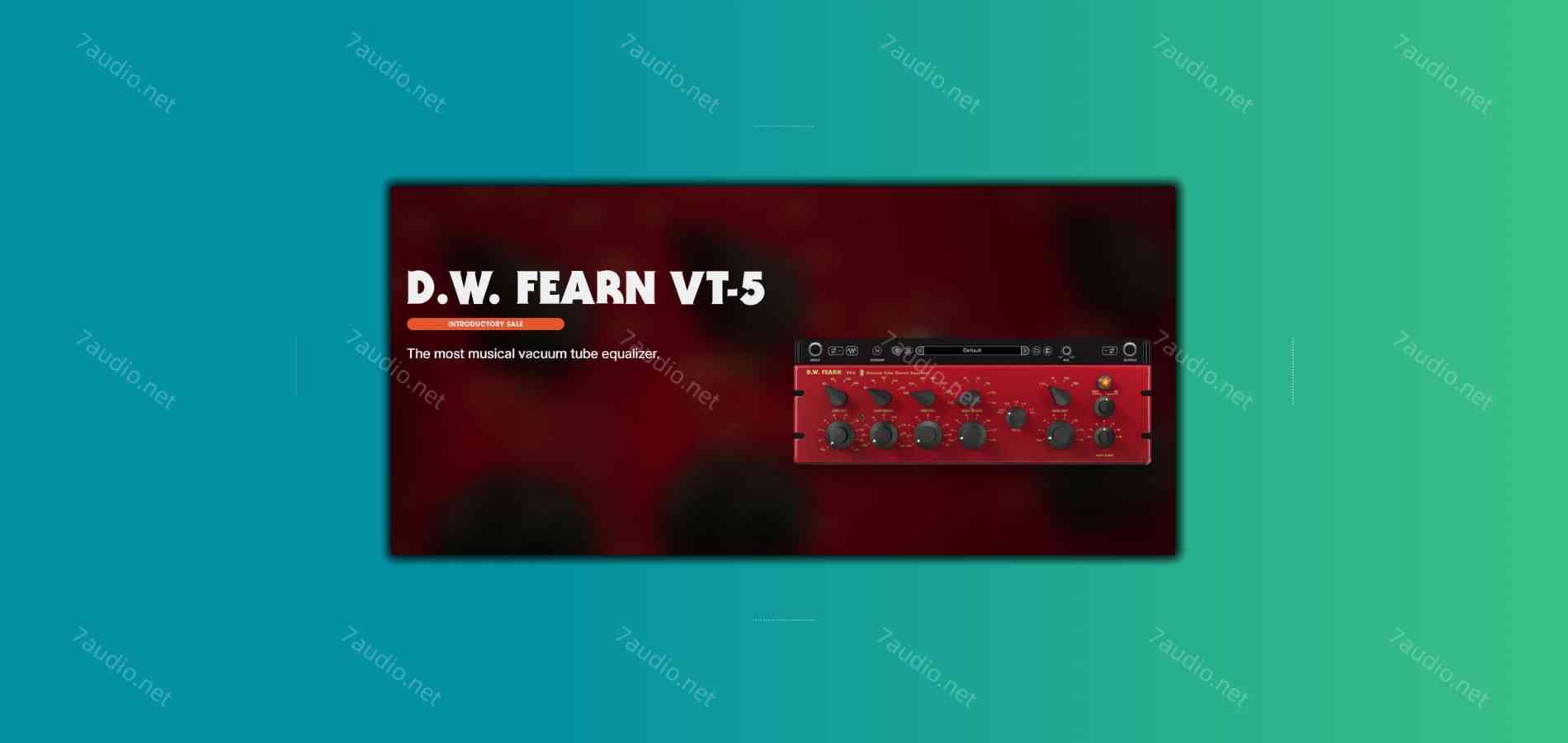 真空管均衡器 MixWave DW Fearn VT-5 v1.0.0 R2R WIN-7audio