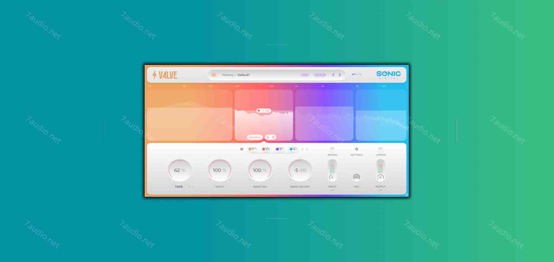 多频带饱和与失真插件 Sonic Academy V4LVE v1.0.0 WIN&MAC-7audio