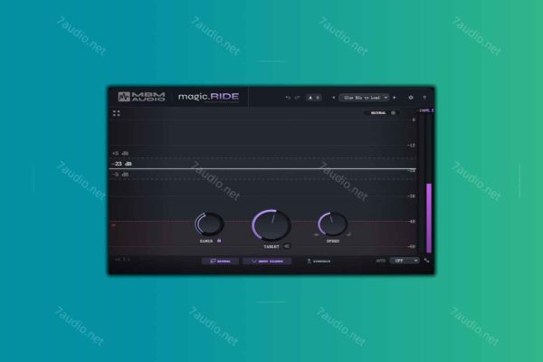 人声自动音量平衡插件 MBM Audio magic.RIDE v1.3.1 MOCHA WIN-7audio
