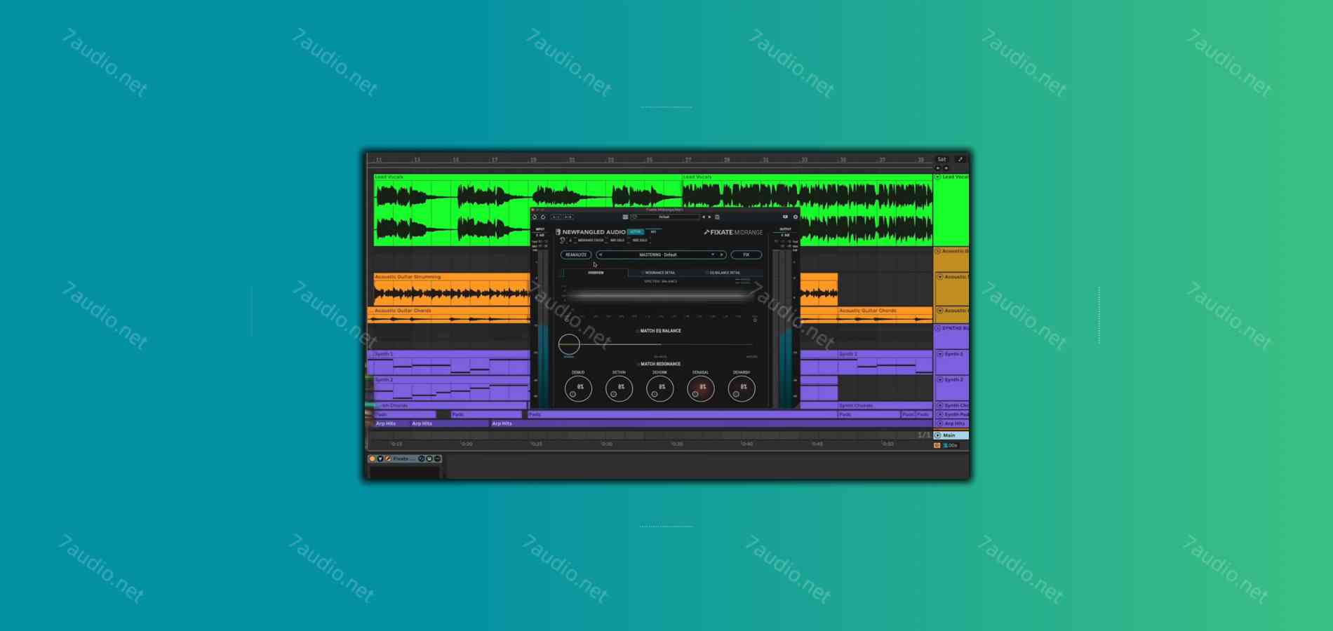 智能修复频率插件 Newfangled Audio Fixate Midrange v1.0.0 R2R WIN&MAC-7audio