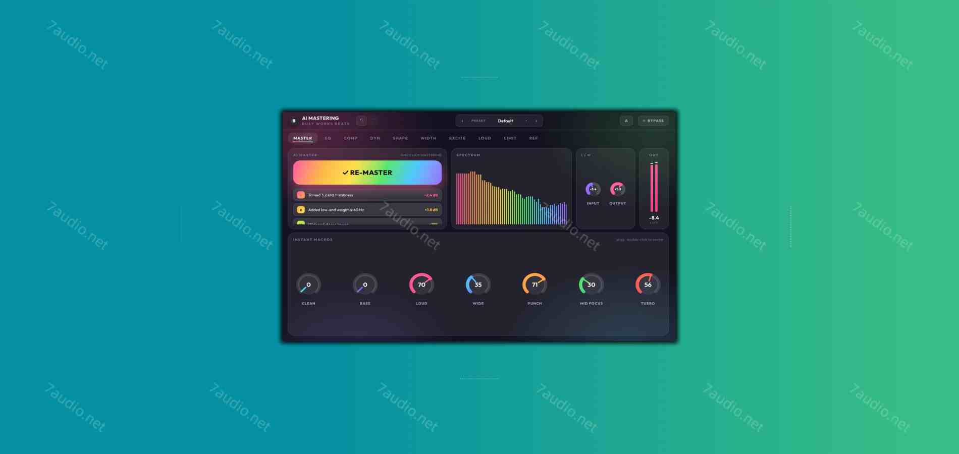 母带处理AI辅助插件 Busy Works Beats AI Mastering 8 v8.0.0 GUISEPPE MacOS-7audio