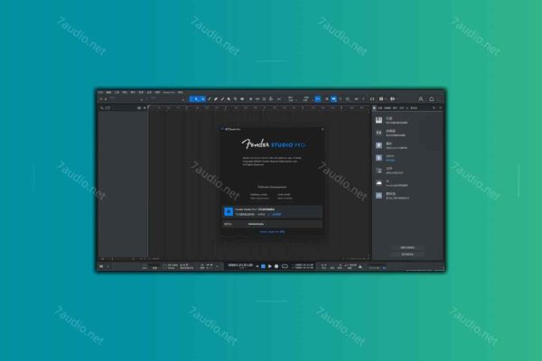 音乐制作宿主 Fender Studio Pro 8 v8.0.3 R2R WIN-7audio