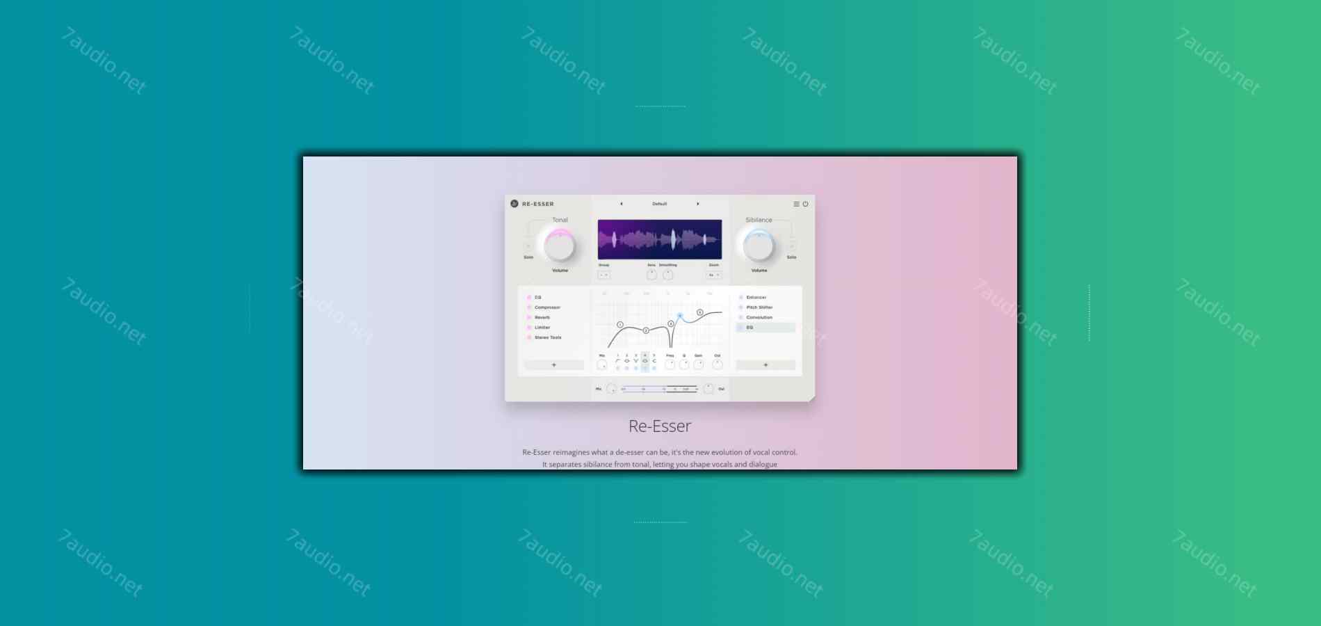 齿音消除器插件 Wavesfactory Re-Esser v1.0.3 R2R WIN-7audio