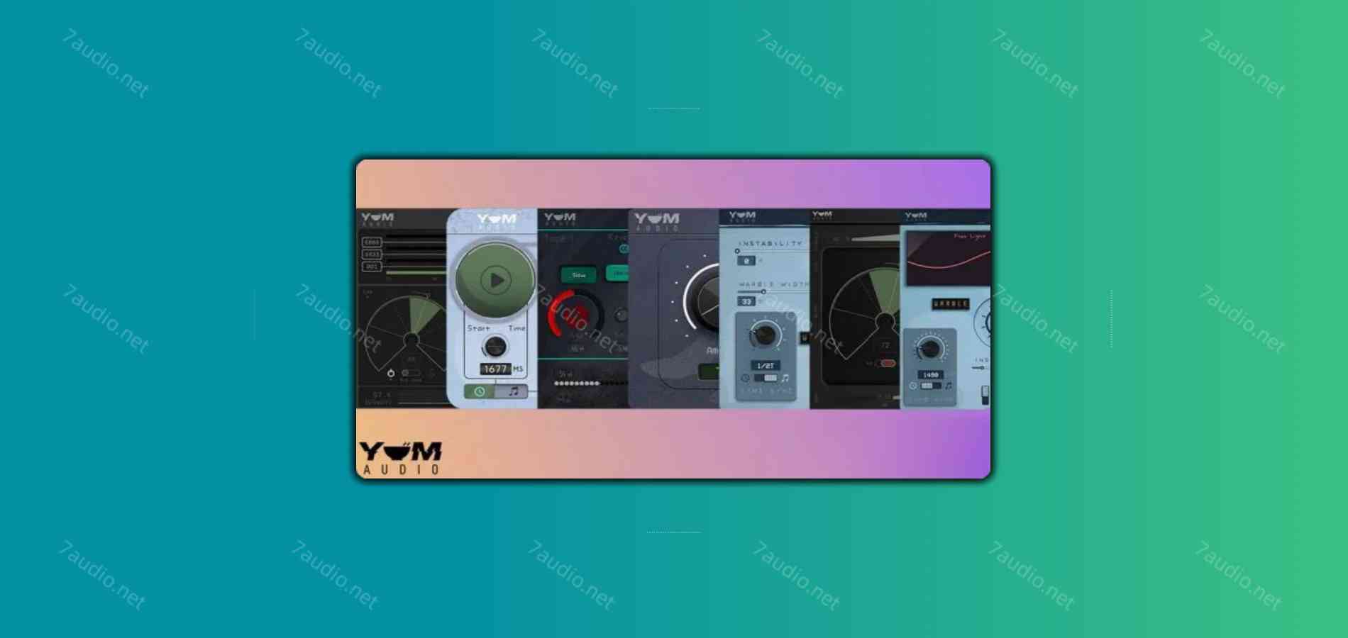 11个LoFi效果插件合集 Yum Audio Plugins Bundle v2026 R2R WIN