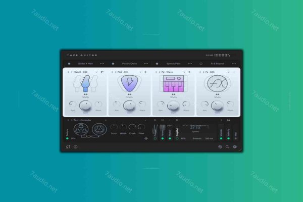 灵魂Lo-Fi吉他音源 Thenatan Tape Guitar v1.0.0 MOCHA WIN&MAC-7audio